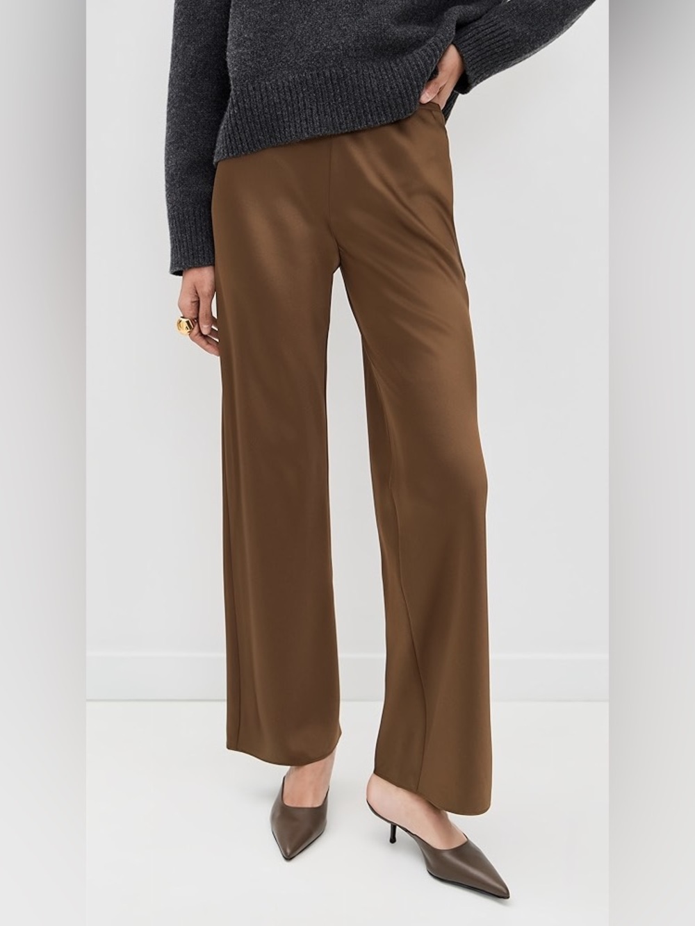 Reformation Gale Satin Pants (NWOT)